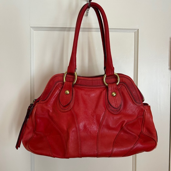 Chic Red Shoulder Bag